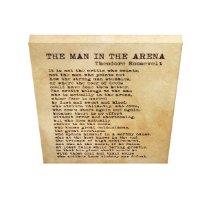 The Gentleman Within Arena Posters Picture Prints Zazzle NZ graphic relating to The Man in the Arena Printable known as The Guy Within Arena Posters Image Prints Zazzle NZ